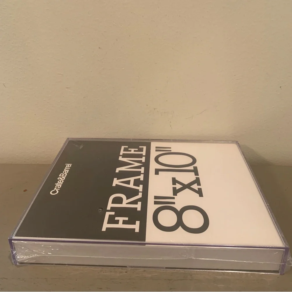 New Old Stock Crate&Barrel 8X10 Square Picture Frame.